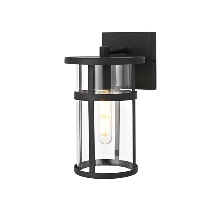 6 Inch Outdoor Wall Sconce In Black