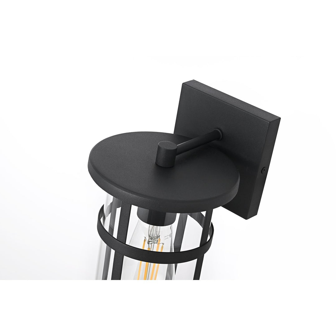 6 Inch Outdoor Wall Sconce In Black