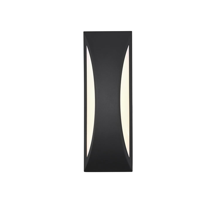 5 Inch Outdoor Wall Sconce In Black by Elegant Lighting