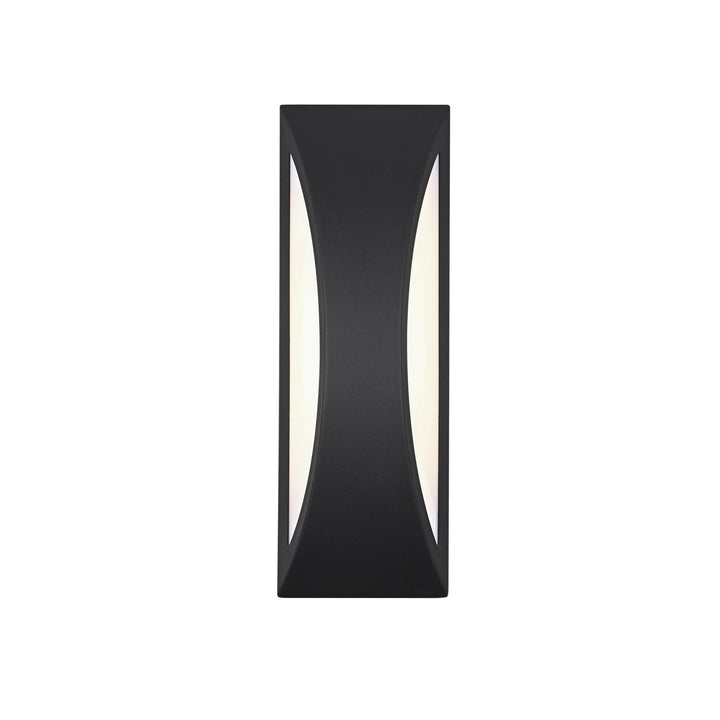 5 Inch Outdoor Wall Sconce In Black by Elegant Lighting