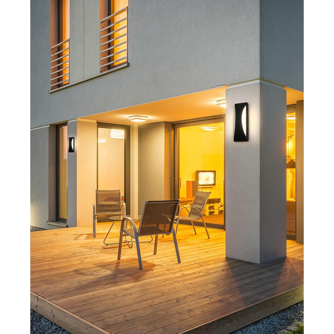 5 Inch Outdoor Wall Sconce In Black