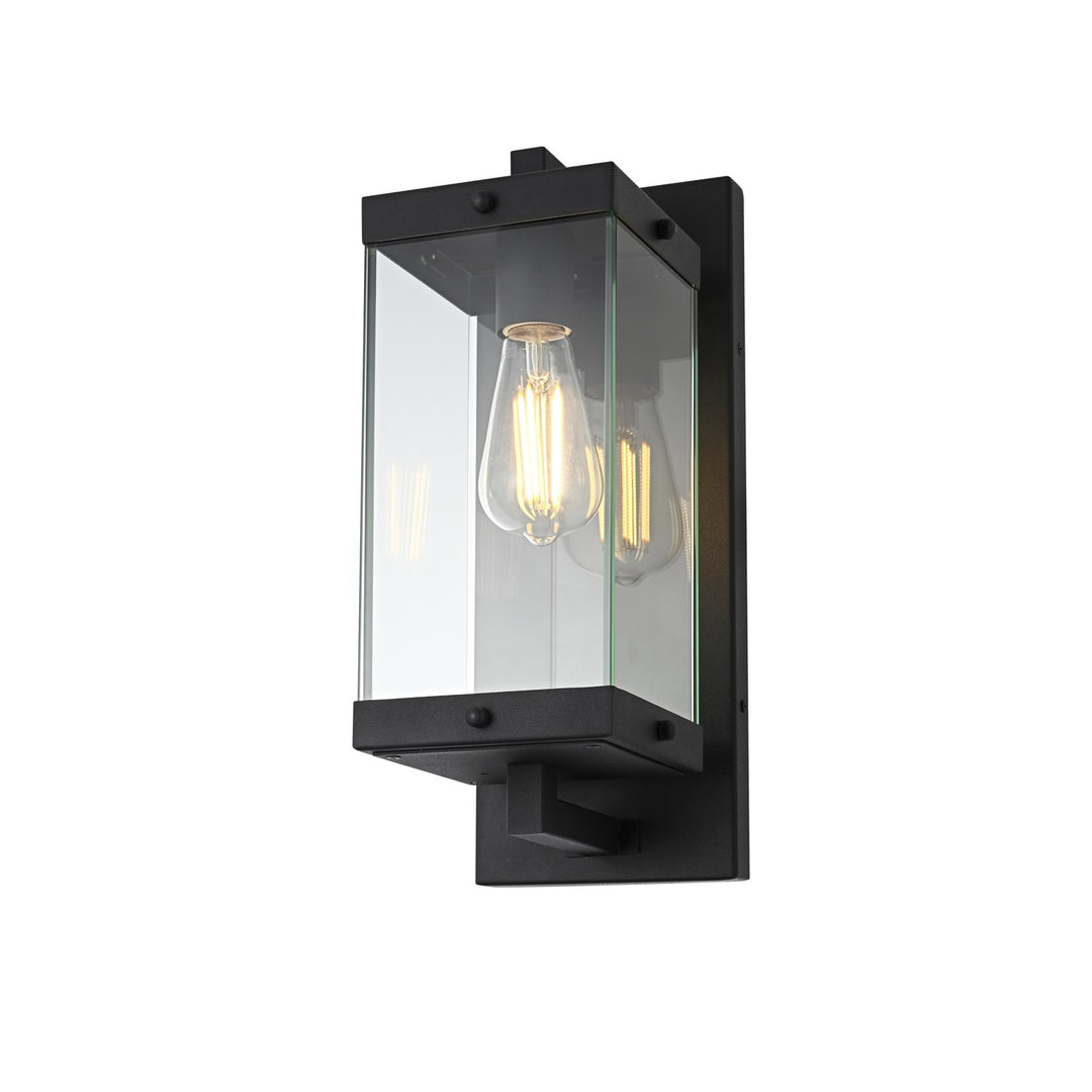 6 Inch Outdoor Wall Sconce In Black