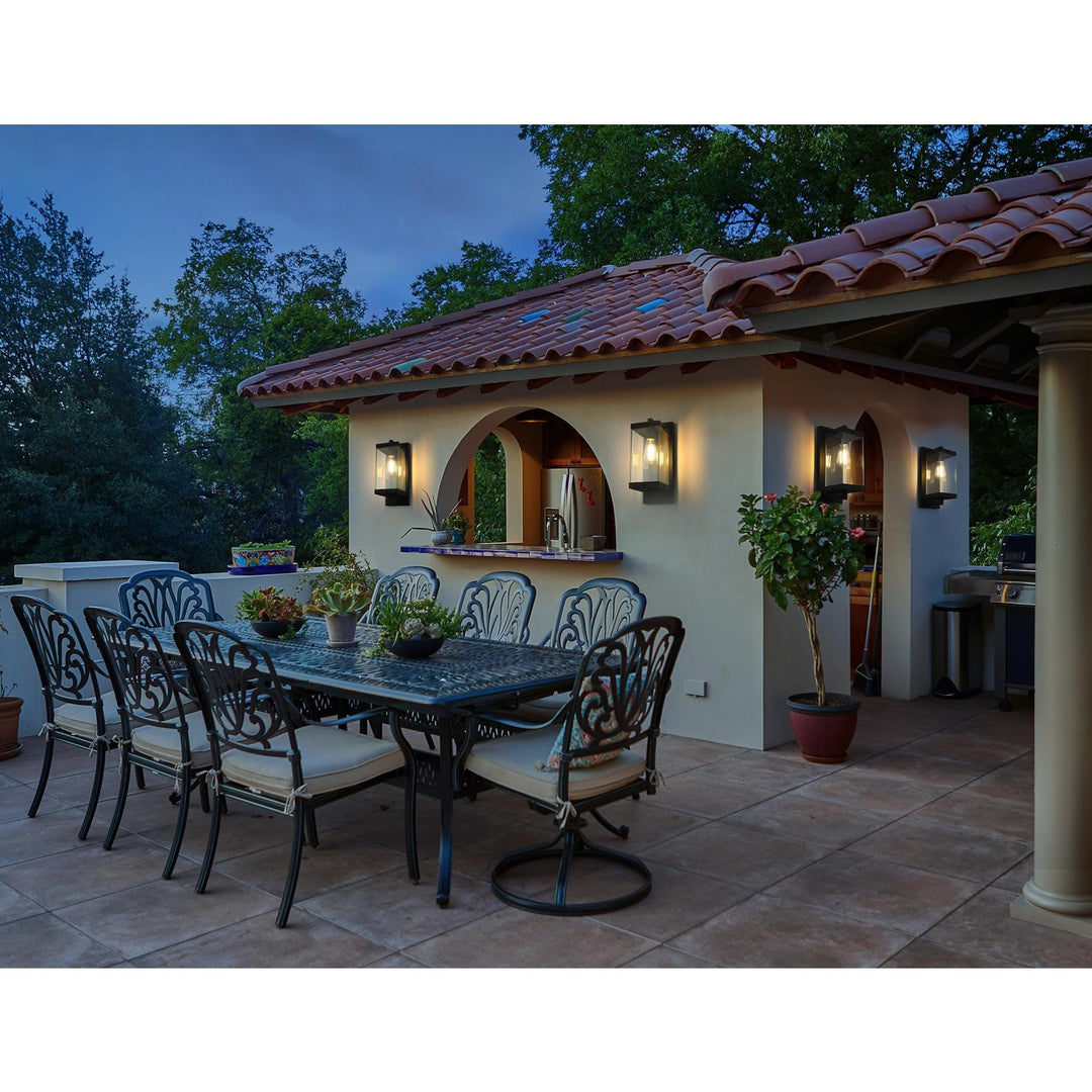 6 Inch Outdoor Wall Sconce In Black