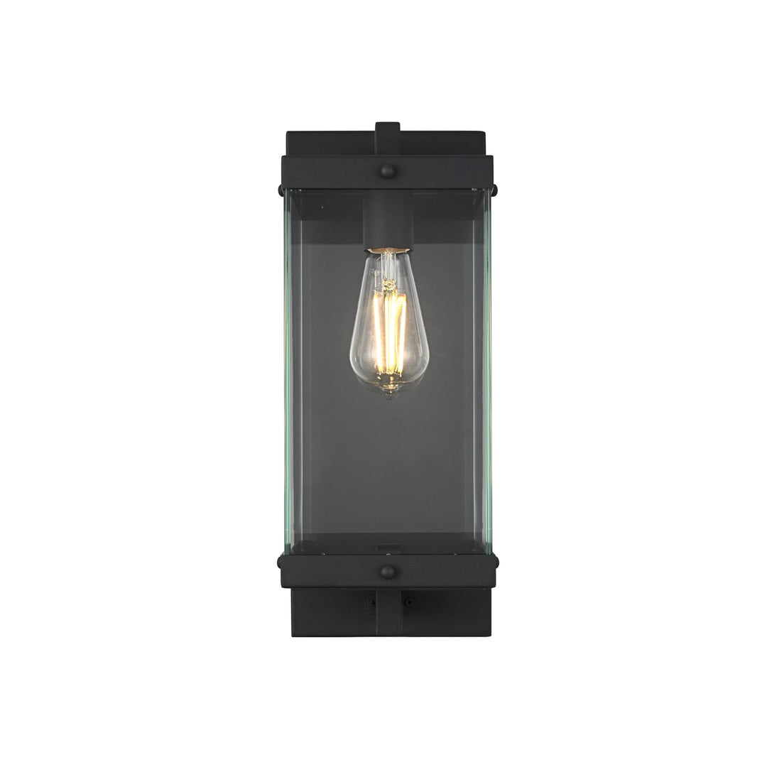 7 Inch Outdoor Wall Sconce In Black by Elegant Lighting