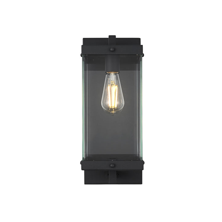 7 Inch Outdoor Wall Sconce In Black by Elegant Lighting