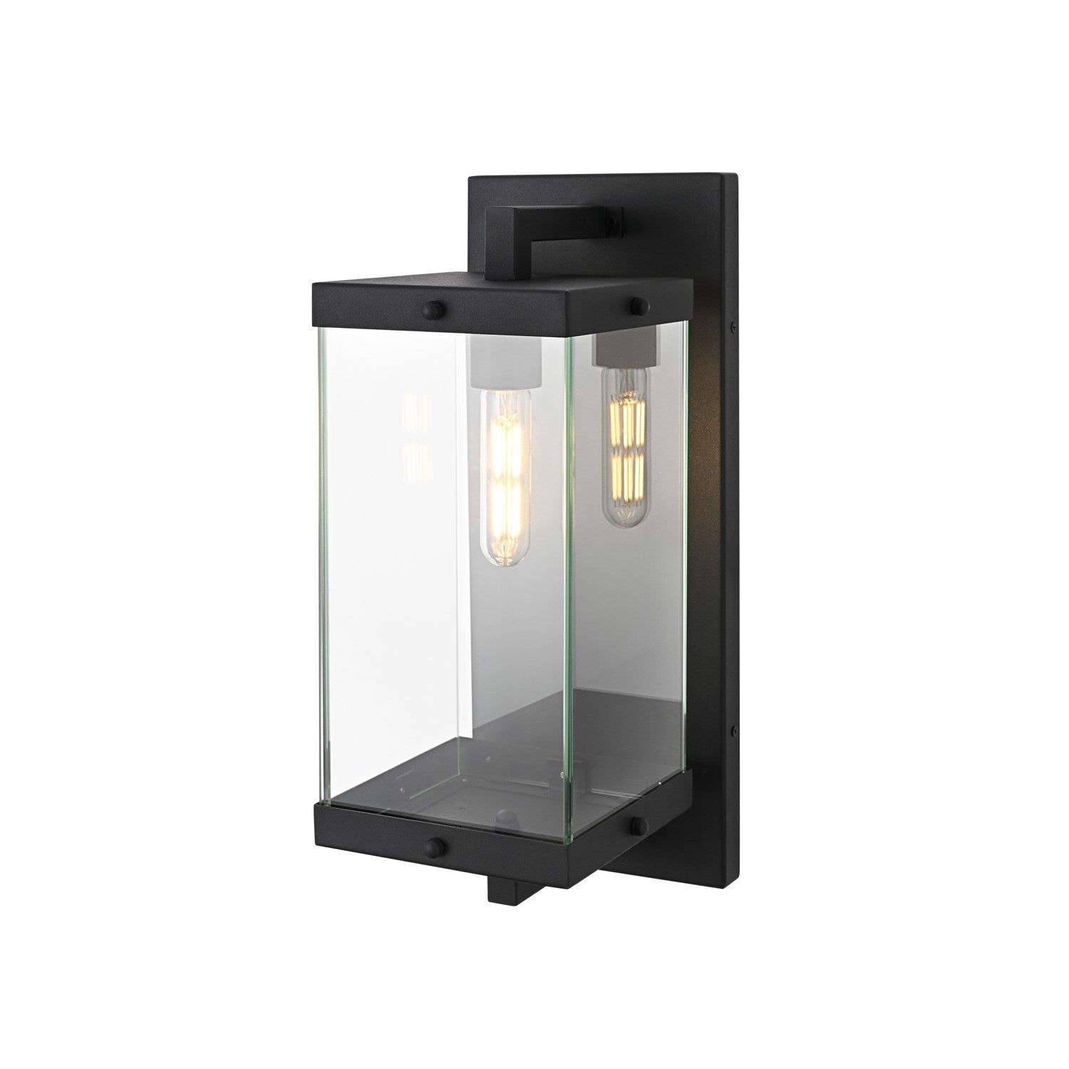 7 Inch Outdoor Wall Sconce In Black