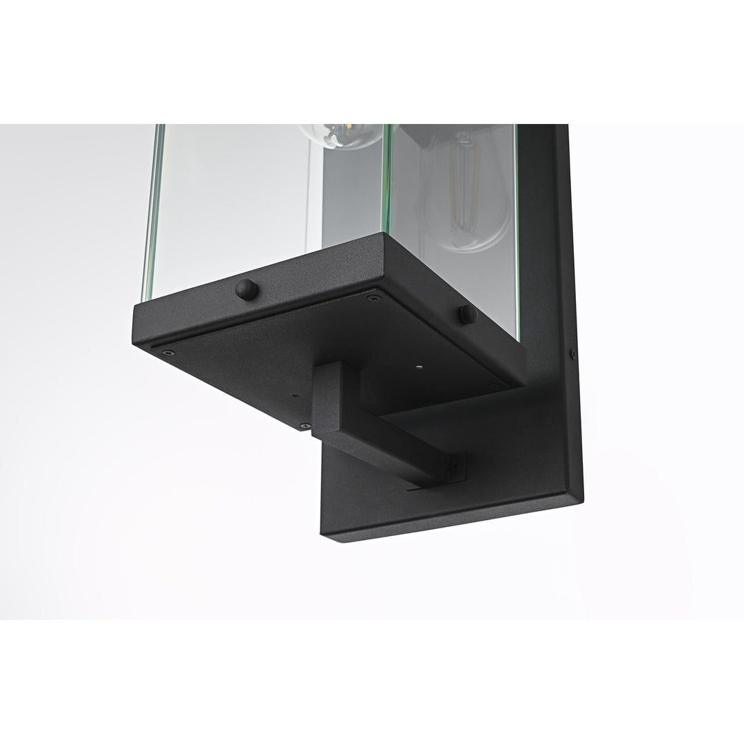 7 Inch Outdoor Wall Sconce In Black