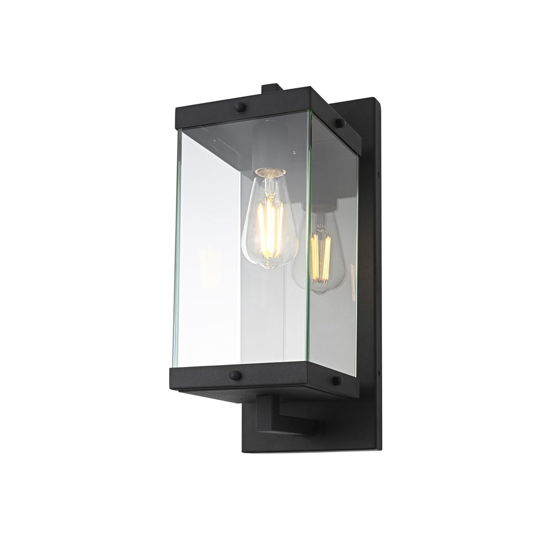 7 Inch Outdoor Wall Sconce In Black