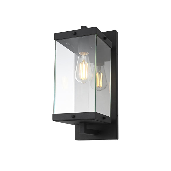 7 Inch Outdoor Wall Sconce In Black