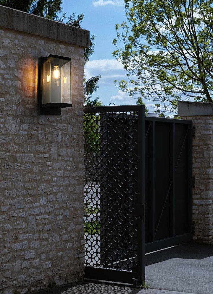 8 Inch Outdoor Wall Sconce In Black