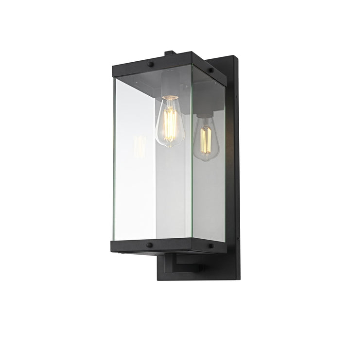 8 Inch Outdoor Wall Sconce In Black