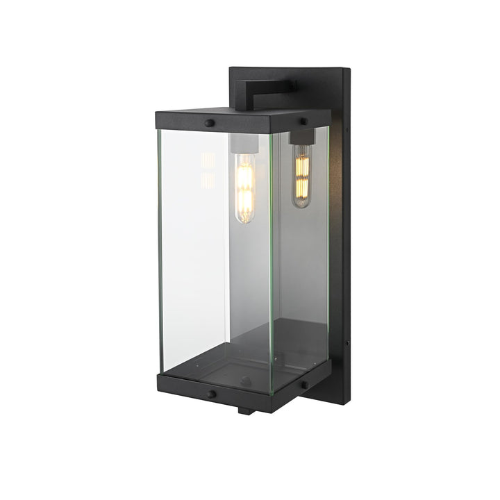 8 Inch Outdoor Wall Sconce In Black