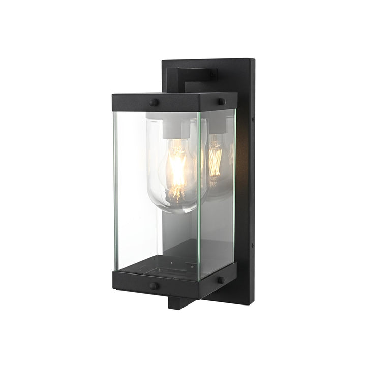 6 Inch Outdoor Wall Sconce In Black