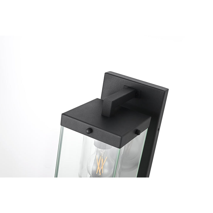 6 Inch Outdoor Wall Sconce In Black