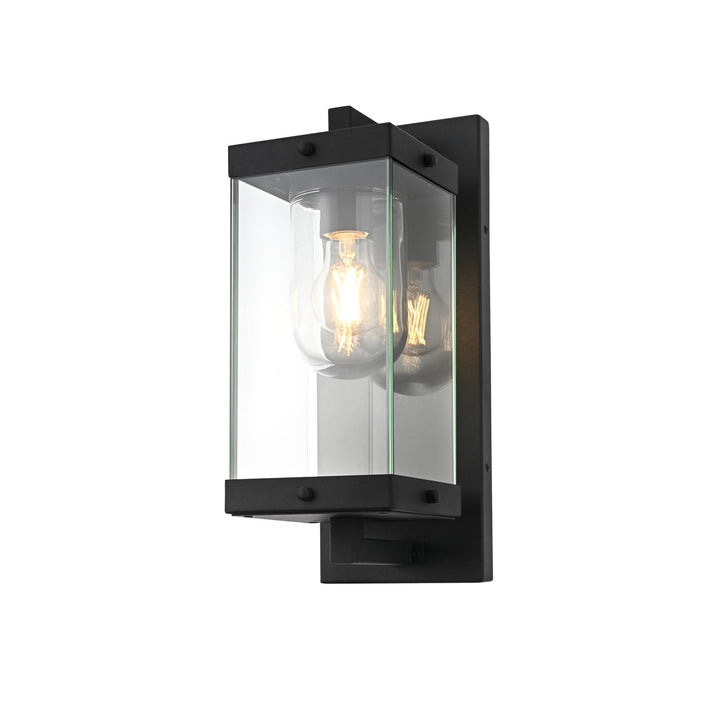 6 Inch Outdoor Wall Sconce In Black
