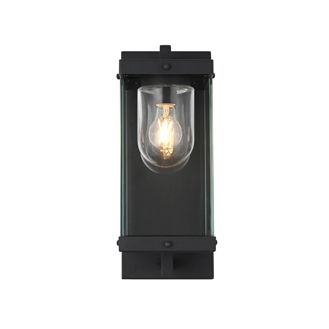 7 Inch Outdoor Wall Sconce In Black by Elegant Lighting