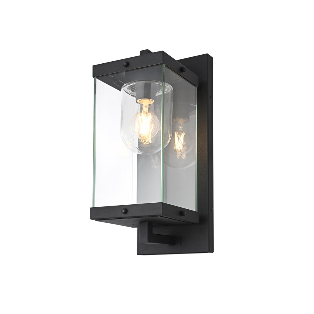 7 Inch Outdoor Wall Sconce In Black