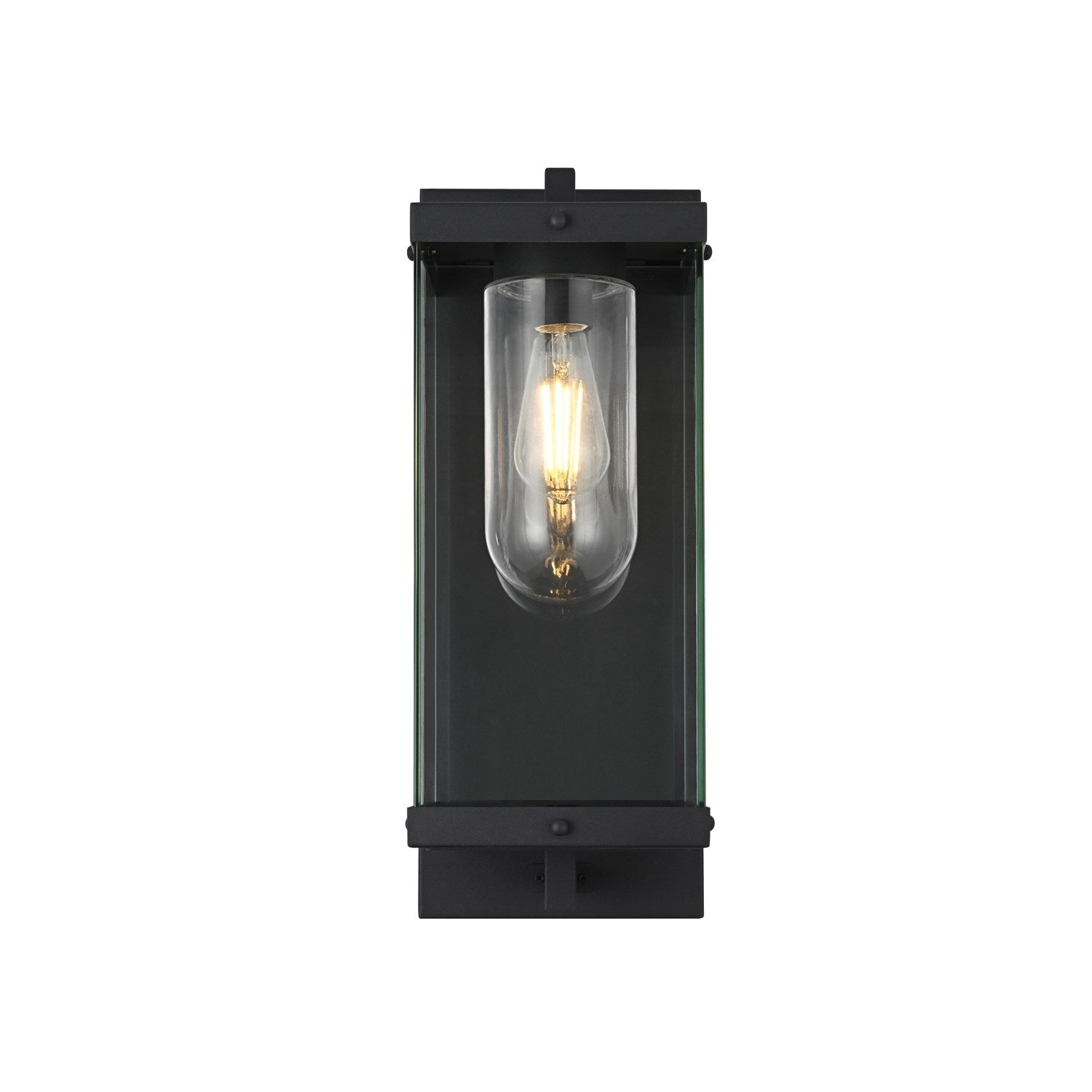 8 Inch Outdoor Wall Sconce In Black by Elegant Lighting