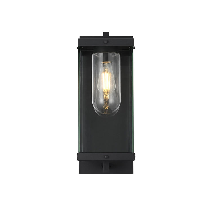 8 Inch Outdoor Wall Sconce In Black by Elegant Lighting