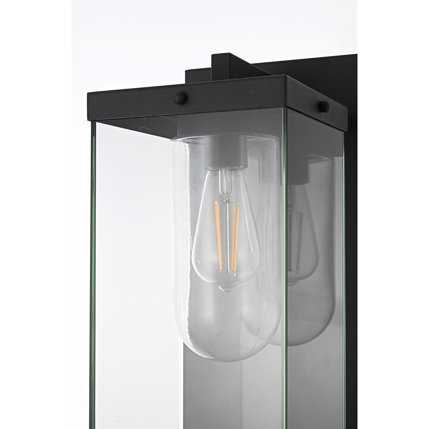 8 Inch Outdoor Wall Sconce In Black