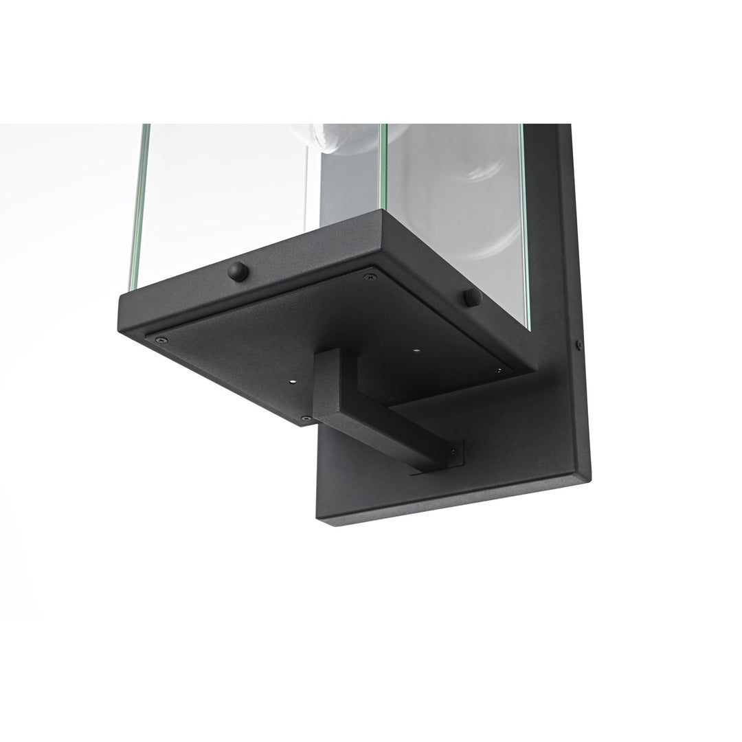 8 Inch Outdoor Wall Sconce In Black
