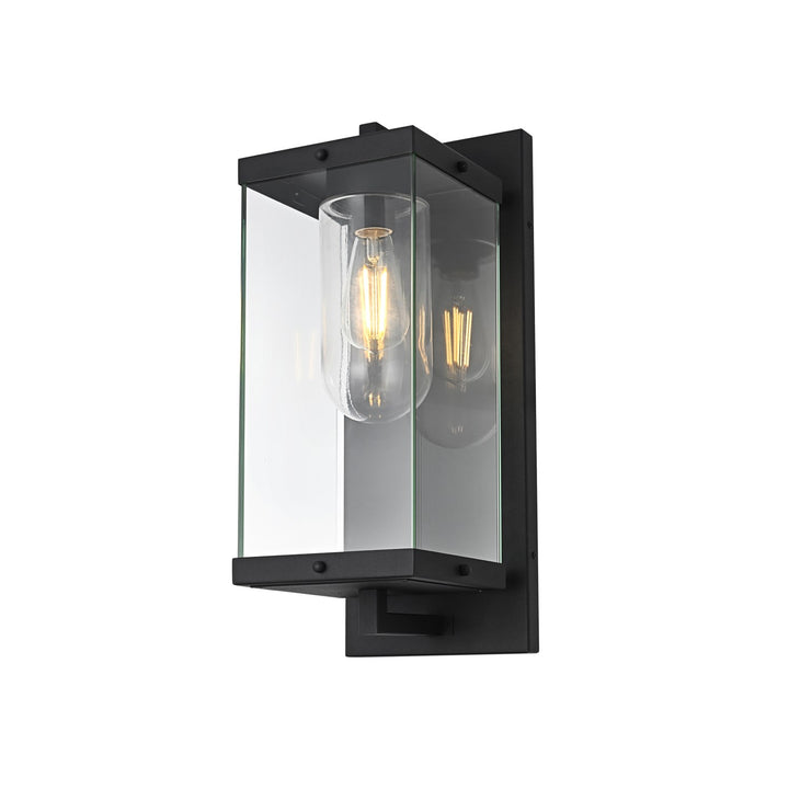 8 Inch Outdoor Wall Sconce In Black
