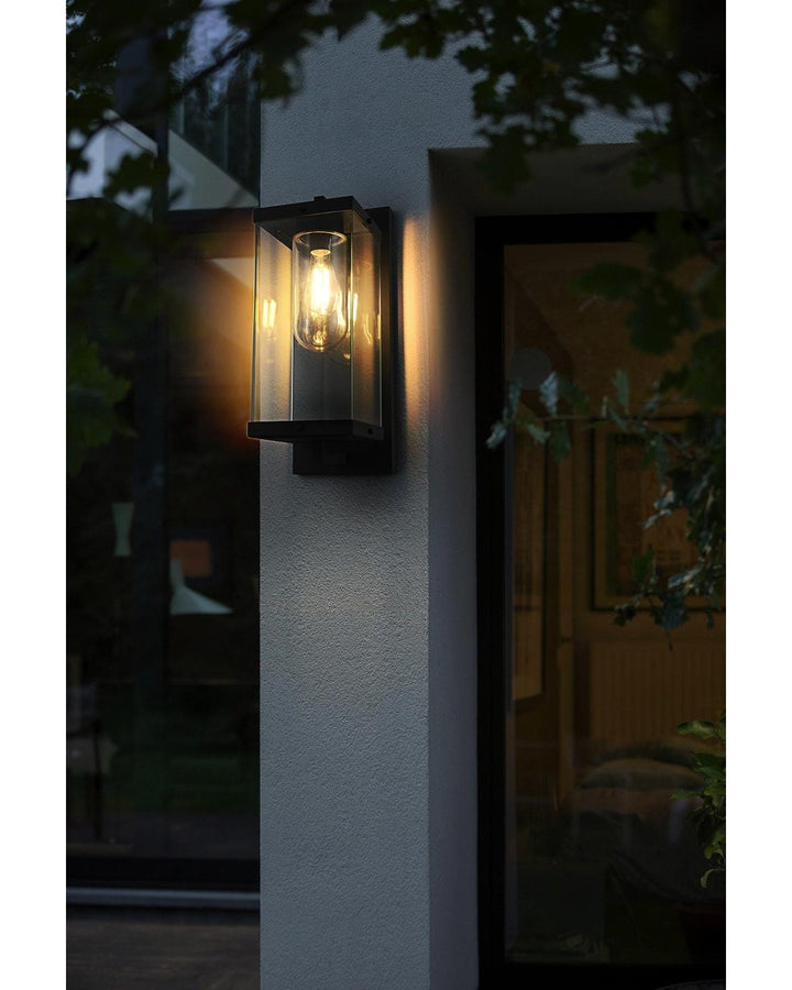 8 Inch Outdoor Wall Sconce In Black