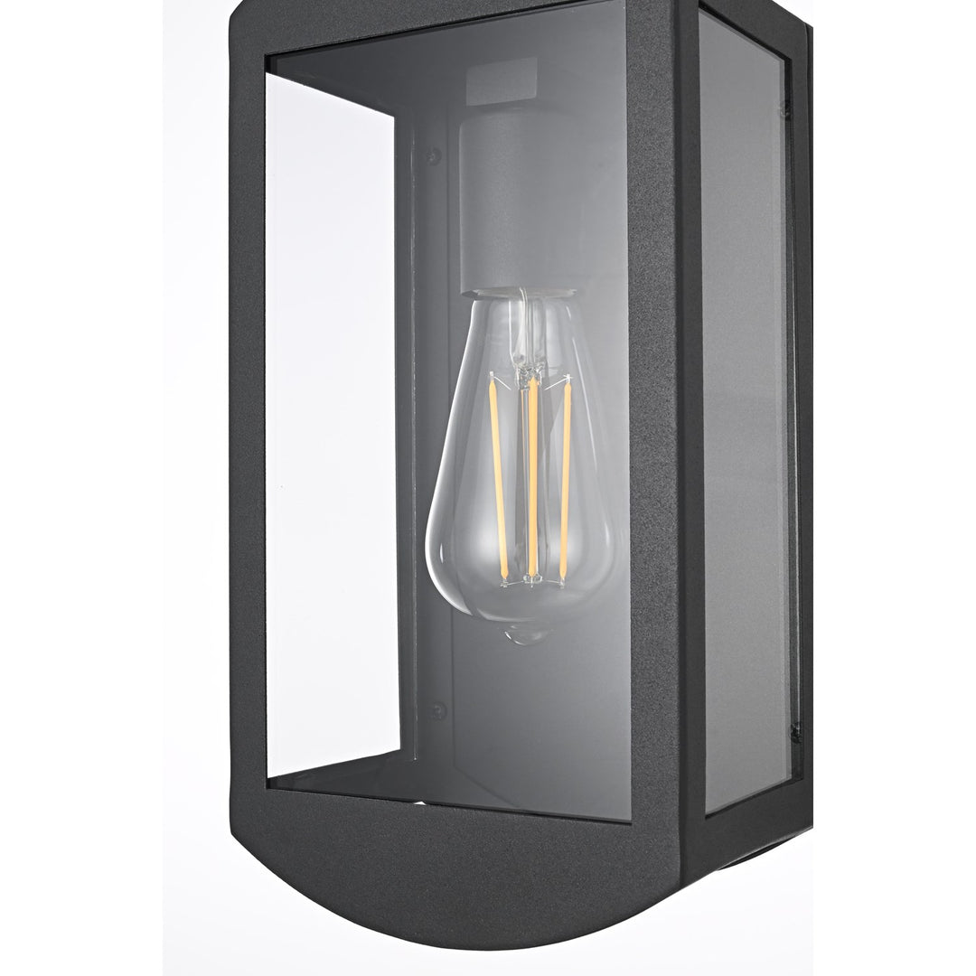6 Inch Outdoor Wall Sconce In Black