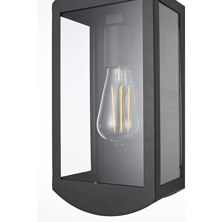 6 Inch Outdoor Wall Sconce In Black