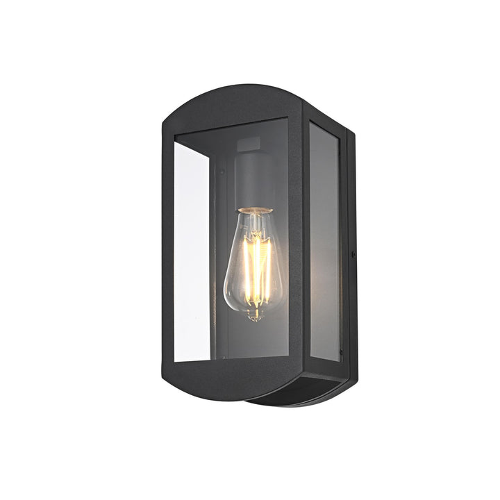 6 Inch Outdoor Wall Sconce In Black