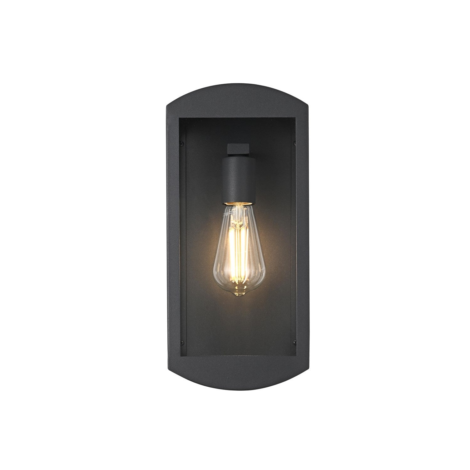 6 Inch Outdoor Wall Sconce In Black by Elegant Lighting