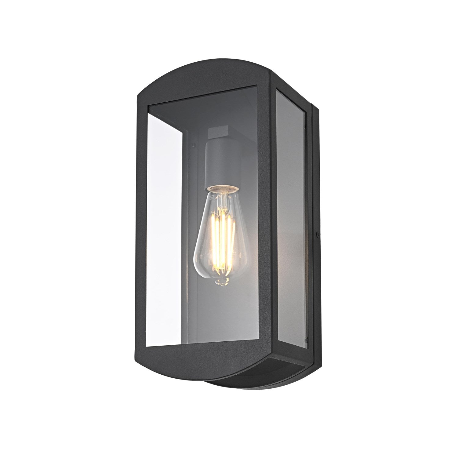 6 Inch Outdoor Wall Sconce In Black