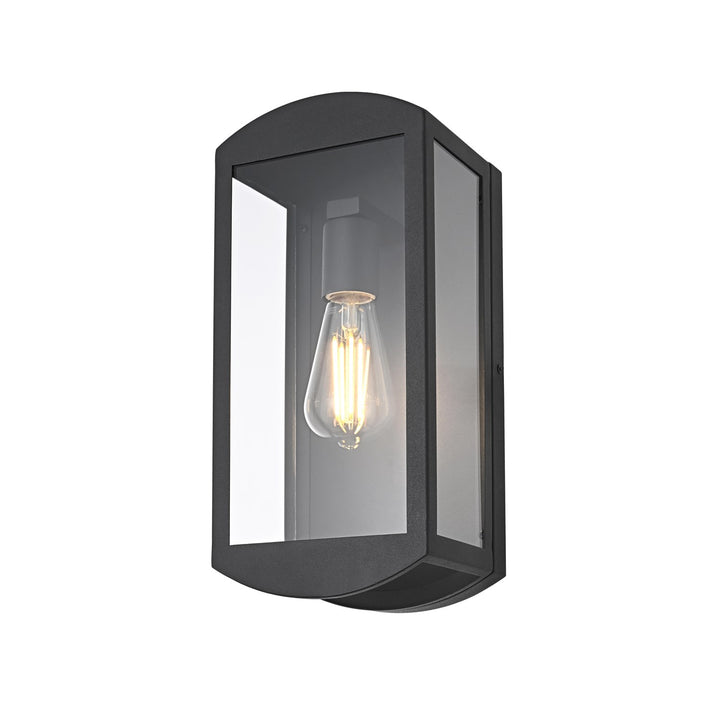 6 Inch Outdoor Wall Sconce In Black