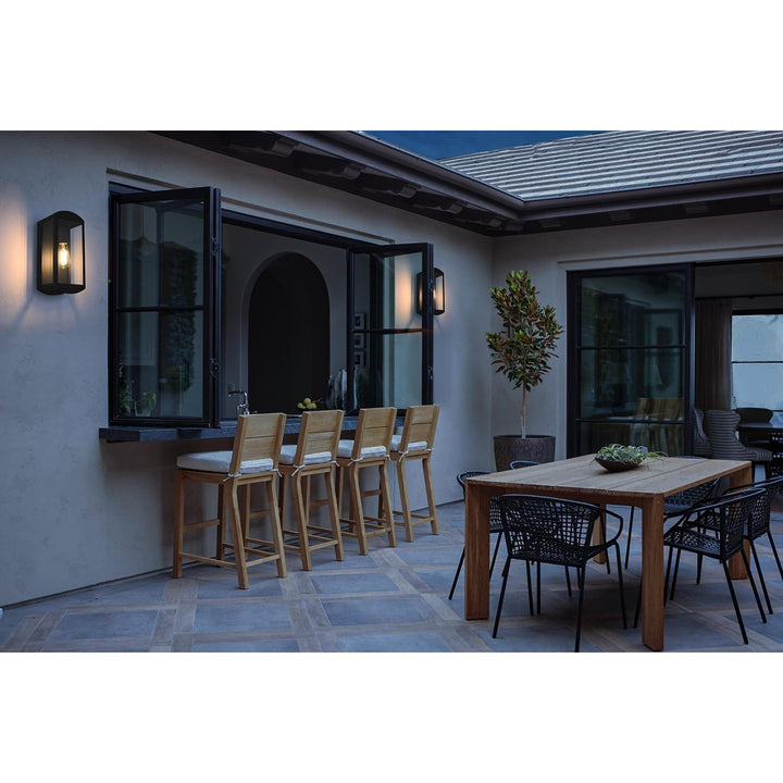 6 Inch Outdoor Wall Sconce In Black