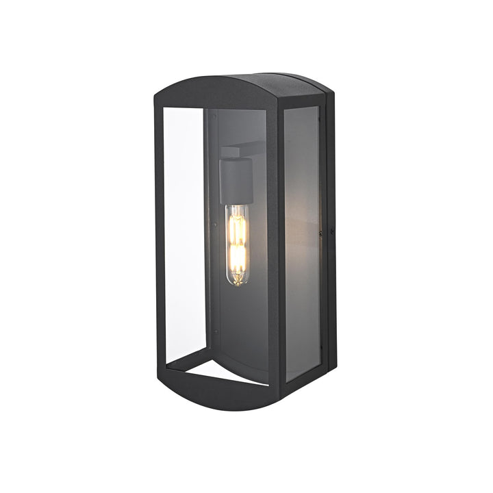 7 Inch Outdoor Wall Sconce In Black