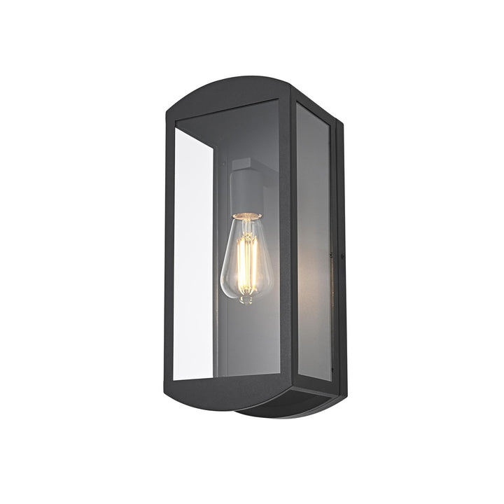 7 Inch Outdoor Wall Sconce In Black