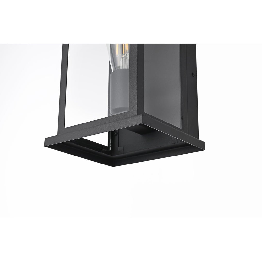6 Inch Outdoor Wall Sconce In Black