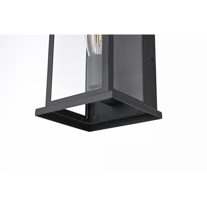 6 Inch Outdoor Wall Sconce In Black