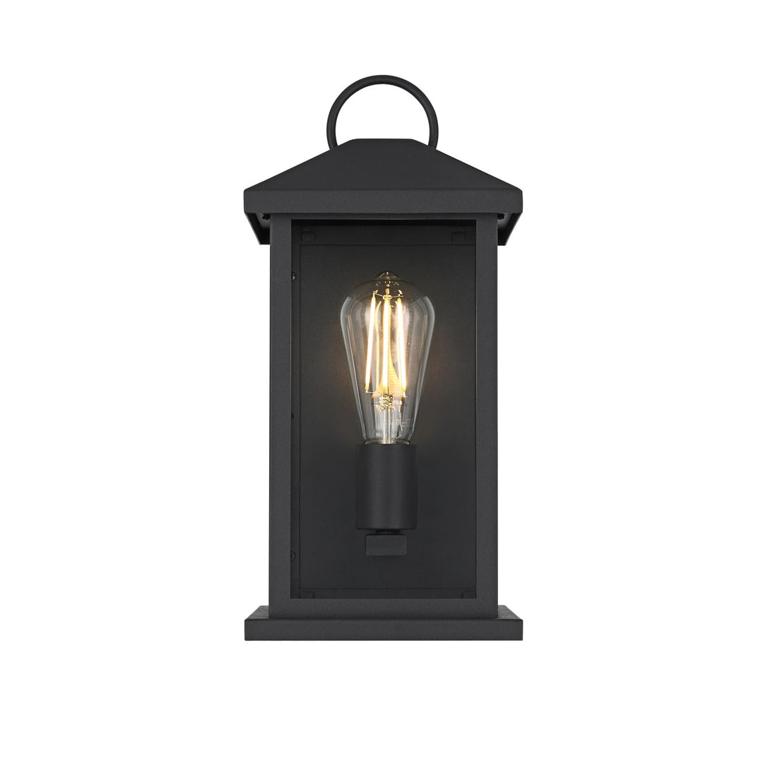 7 Inch Outdoor Wall Sconce In Black by Elegant Lighting