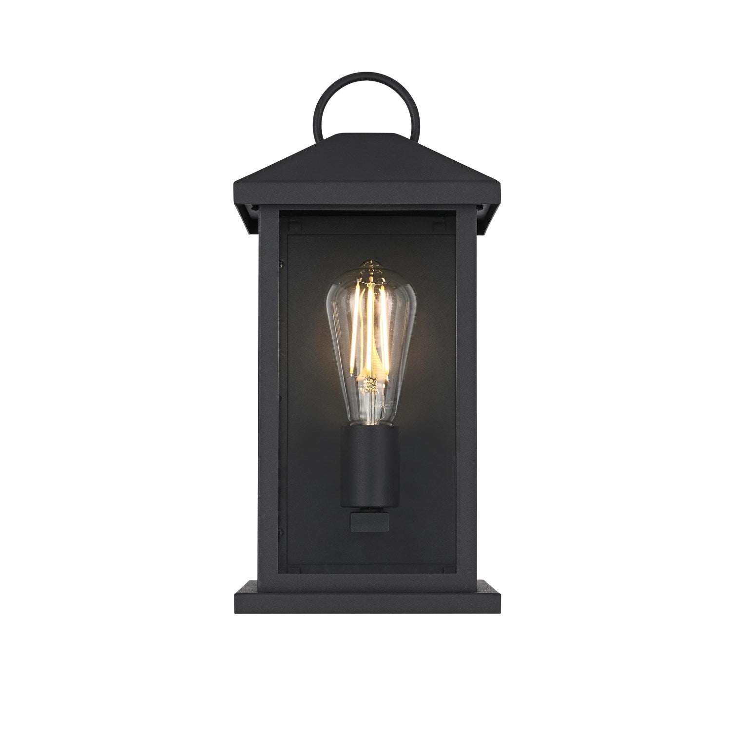 7 Inch Outdoor Wall Sconce In Black by Elegant Lighting