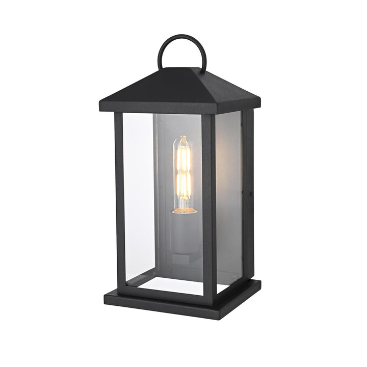 7 Inch Outdoor Wall Sconce In Black