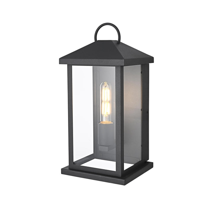 7 Inch Outdoor Wall Sconce In Black