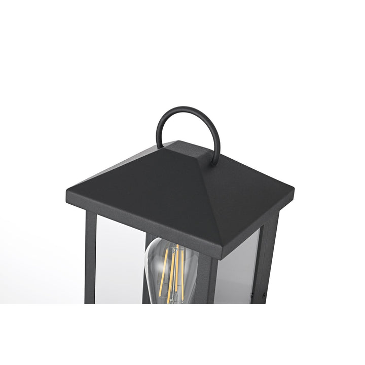 7 Inch Outdoor Wall Sconce In Black