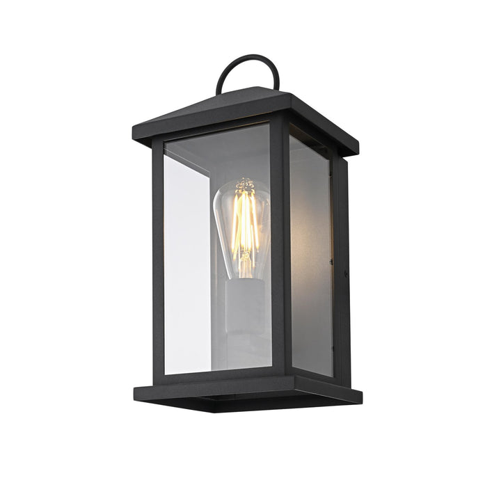 7 Inch Outdoor Wall Sconce In Black
