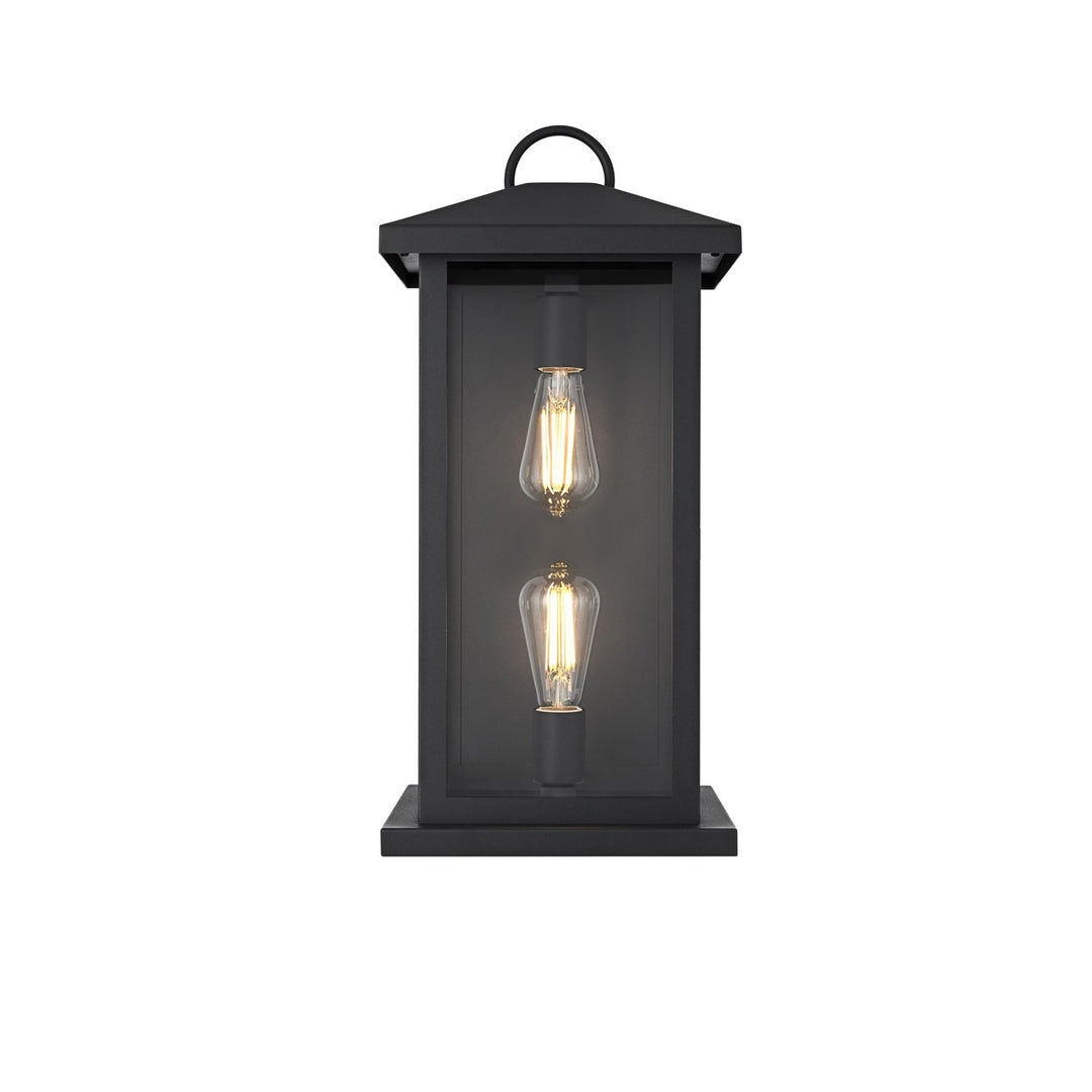 10 Inch Outdoor Wall Sconce In Black by Elegant Lighting