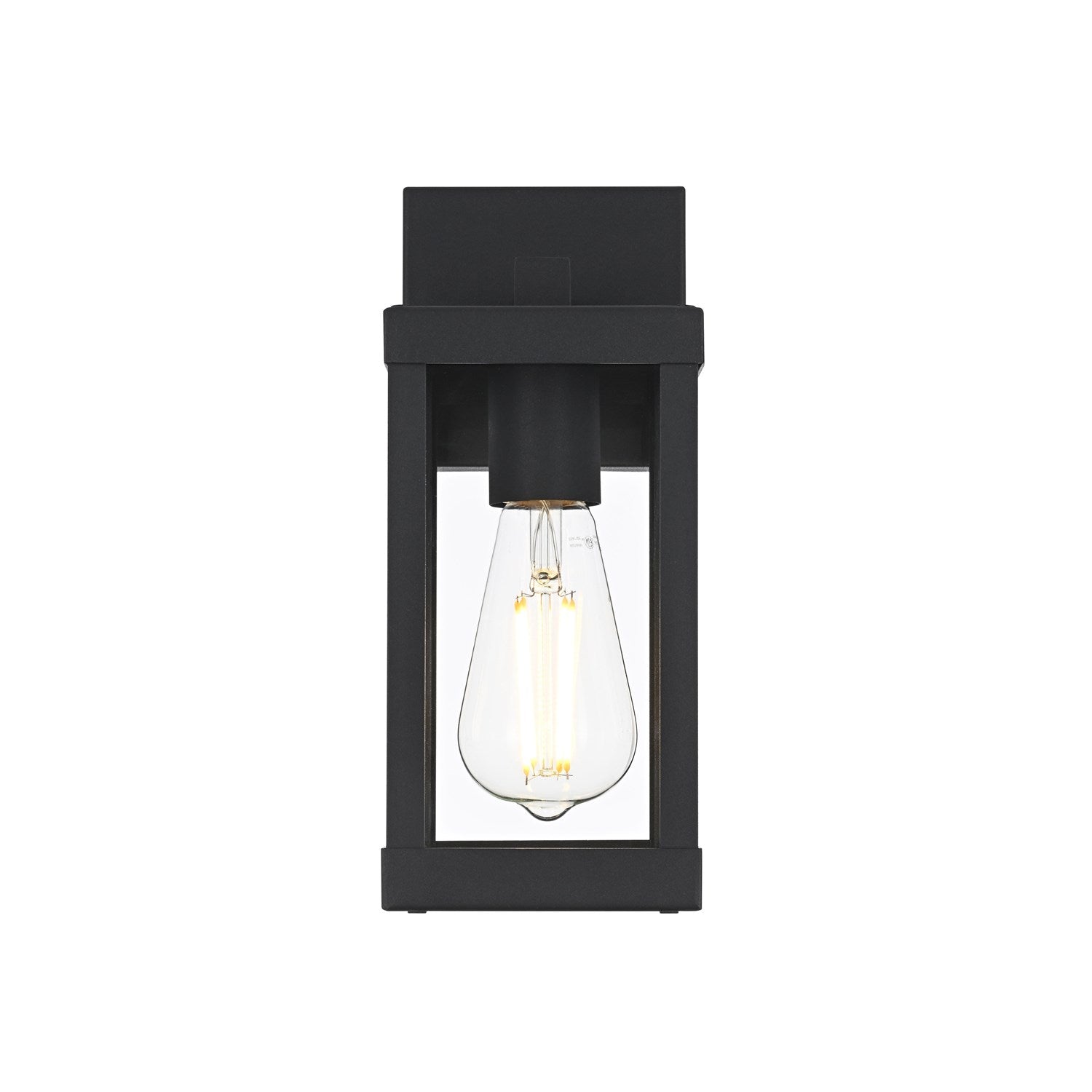4 Inch Outdoor Wall Sconce In Black by Elegant Lighting
