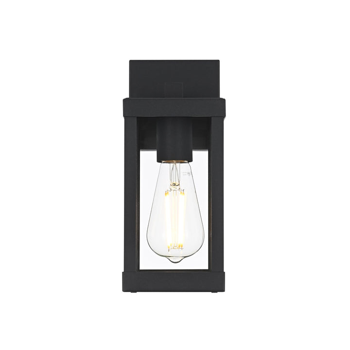 4 Inch Outdoor Wall Sconce In Black by Elegant Lighting