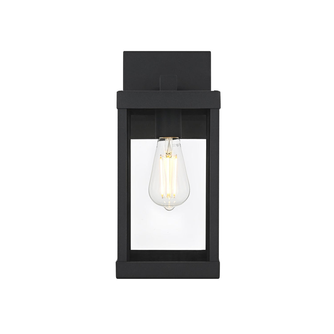 6 Inch Outdoor Wall Sconce In Black by Elegant Lighting