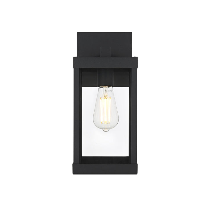 6 Inch Outdoor Wall Sconce In Black by Elegant Lighting