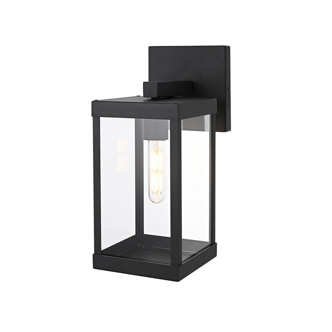 6 Inch Outdoor Wall Sconce In Black